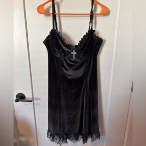 Black Velvet Dress